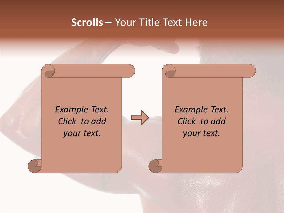 Naked Sport Ripped PowerPoint Template