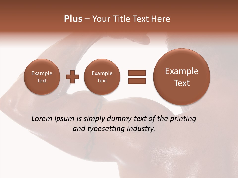 Naked Sport Ripped PowerPoint Template