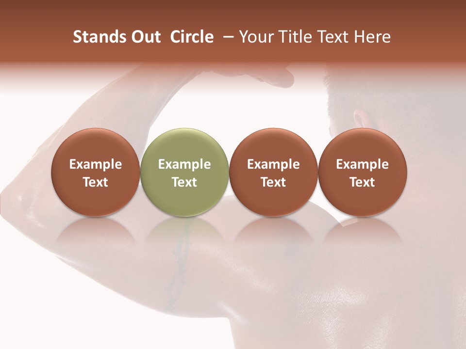 Naked Sport Ripped PowerPoint Template