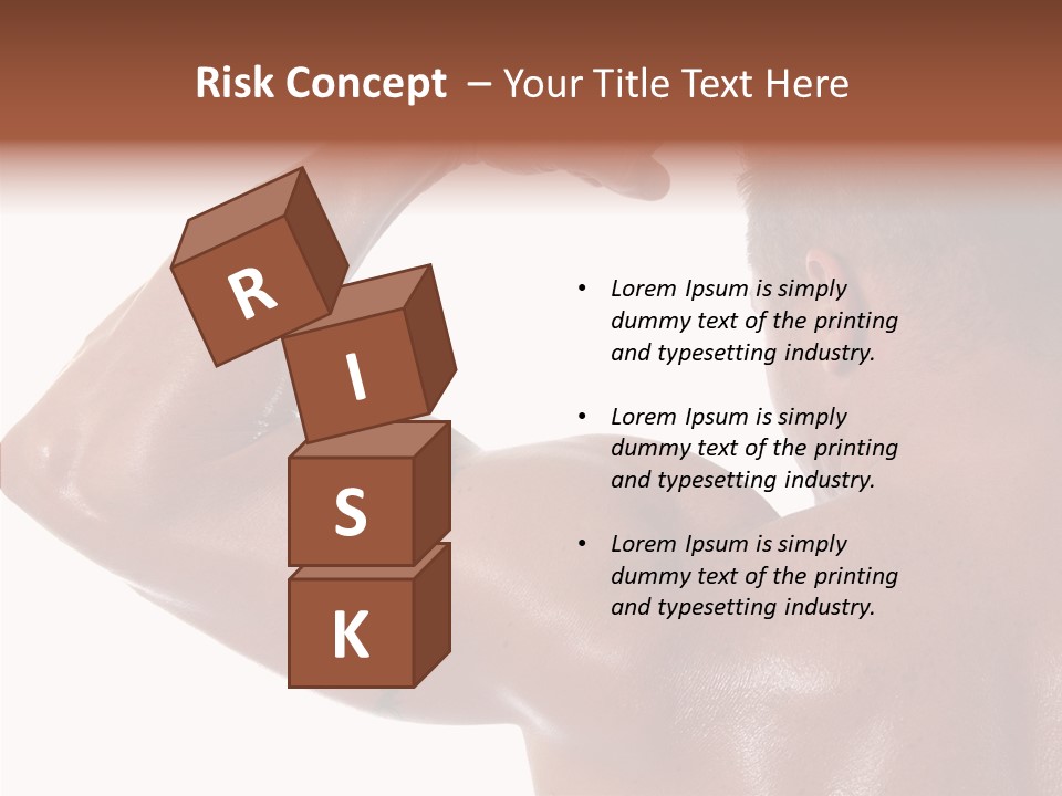 Naked Sport Ripped PowerPoint Template