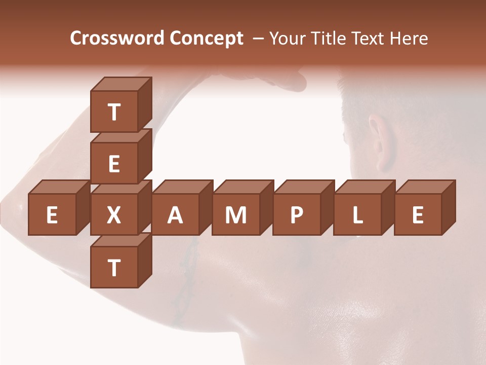 Naked Sport Ripped PowerPoint Template