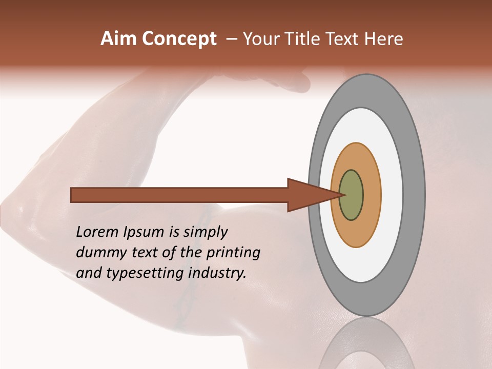 Naked Sport Ripped PowerPoint Template