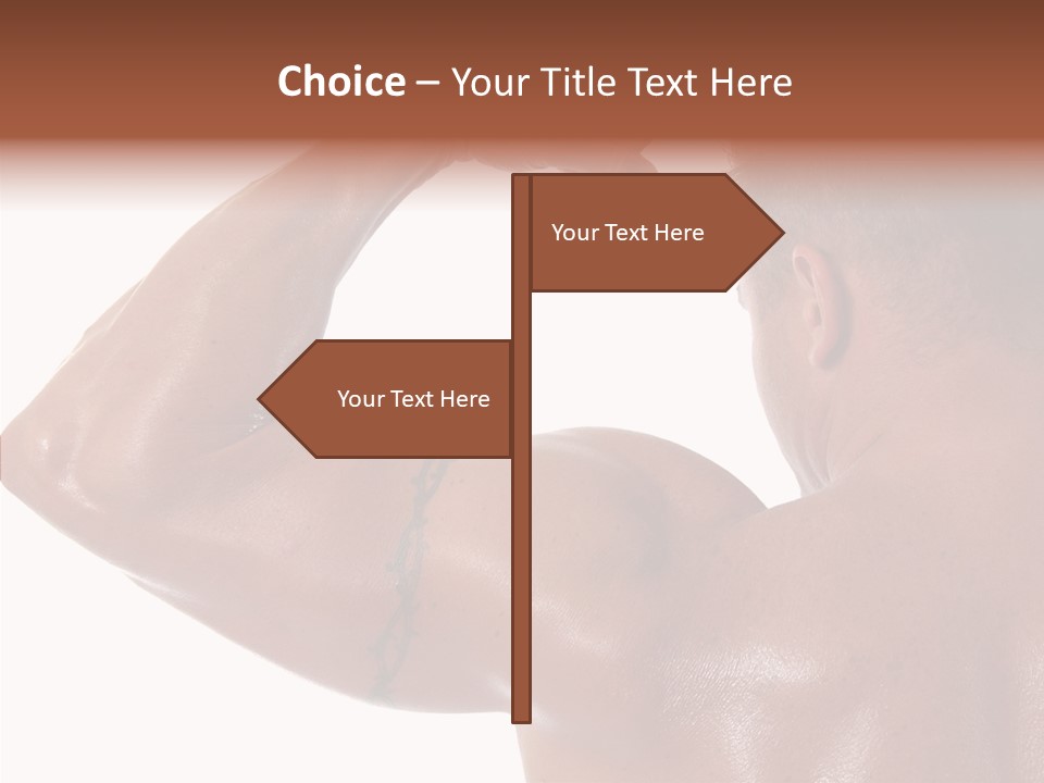 Naked Sport Ripped PowerPoint Template