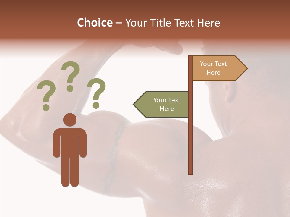 Naked Sport Ripped PowerPoint Template