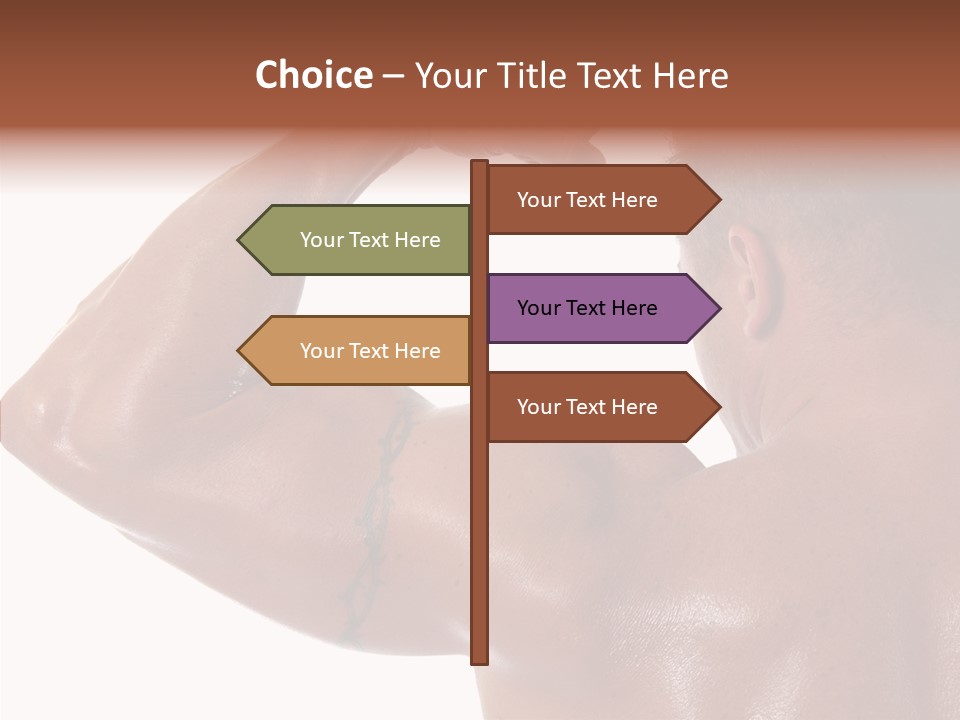 Naked Sport Ripped PowerPoint Template