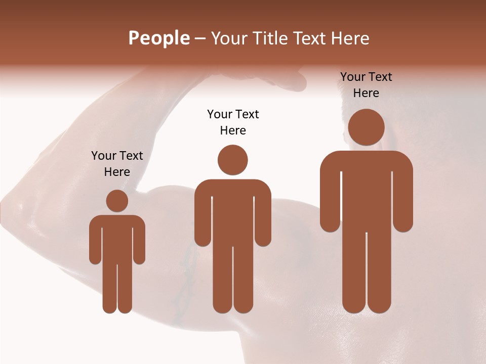 Naked Sport Ripped PowerPoint Template