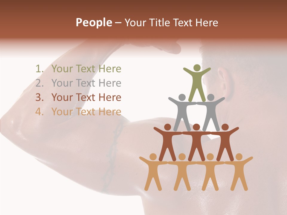 Naked Sport Ripped PowerPoint Template