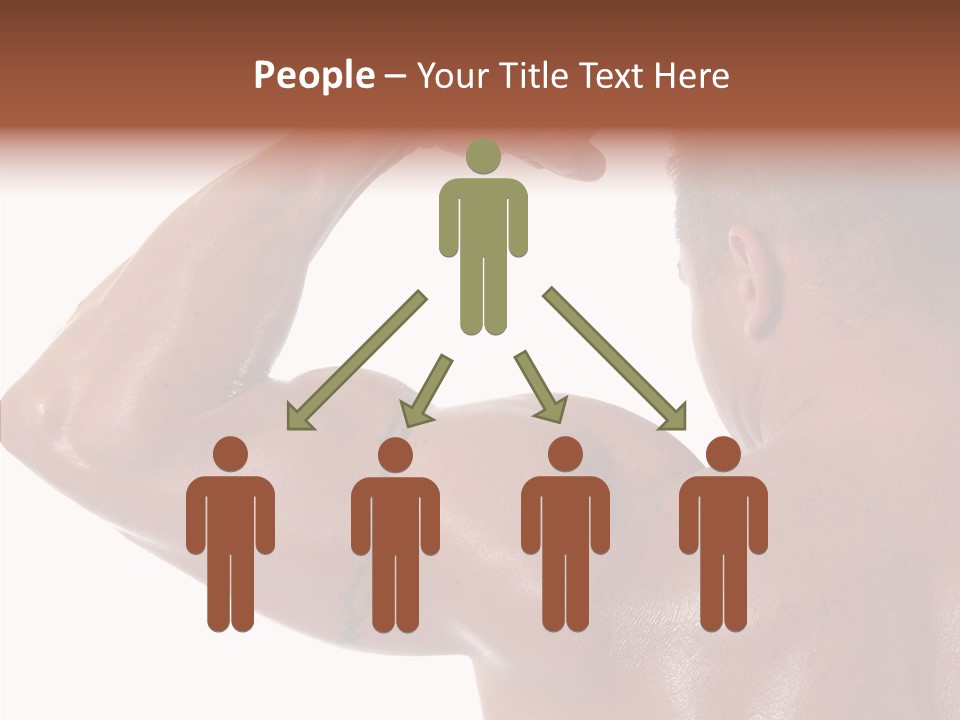 Naked Sport Ripped PowerPoint Template