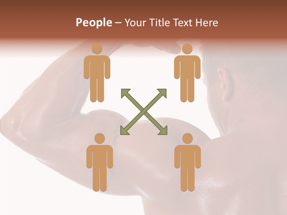 Naked Sport Ripped PowerPoint Template