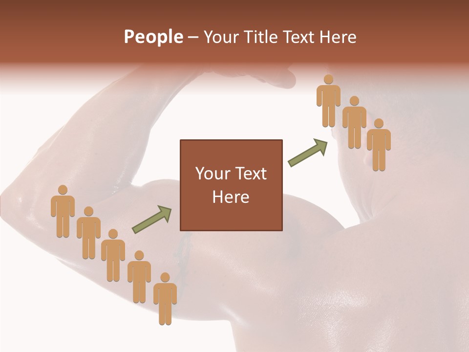 Naked Sport Ripped PowerPoint Template