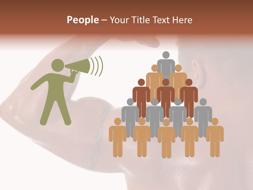 Naked Sport Ripped PowerPoint Template