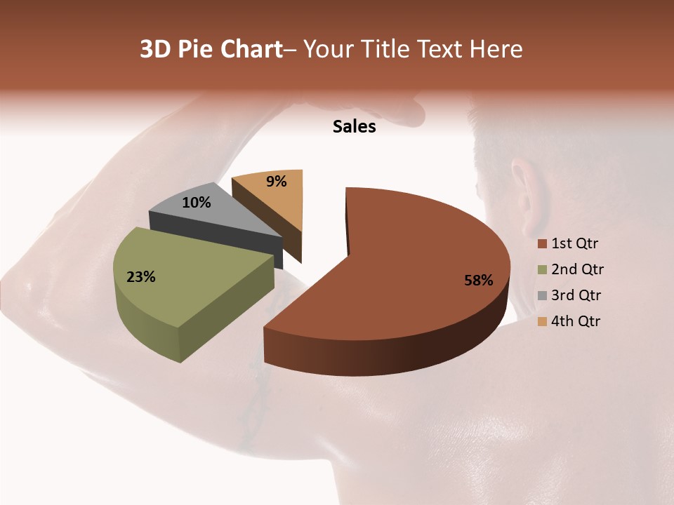 Naked Sport Ripped PowerPoint Template