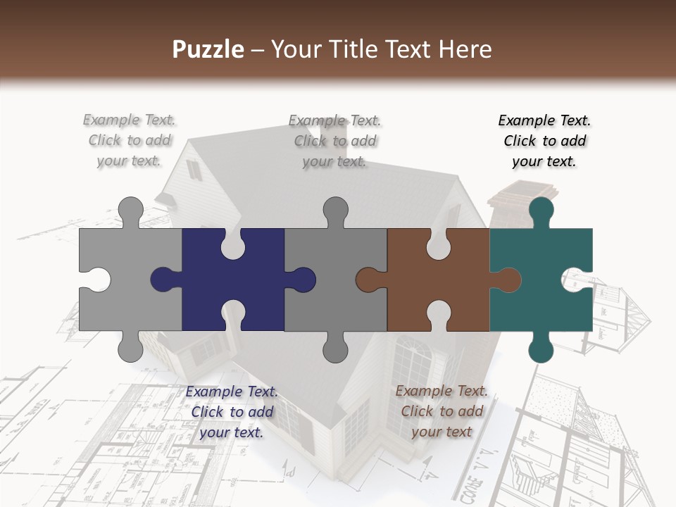 Residential Roof Estate PowerPoint Template
