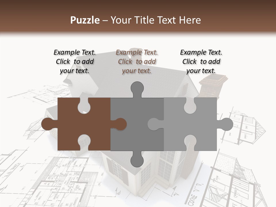 Residential Roof Estate PowerPoint Template