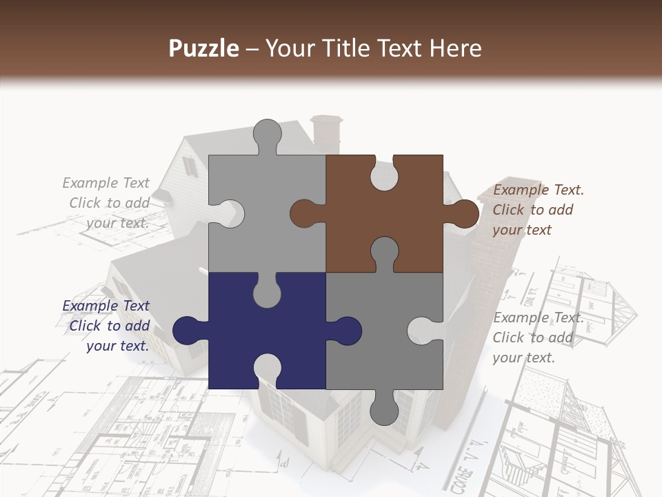 Residential Roof Estate PowerPoint Template