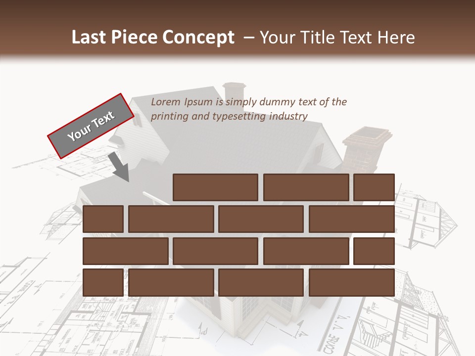Residential Roof Estate PowerPoint Template