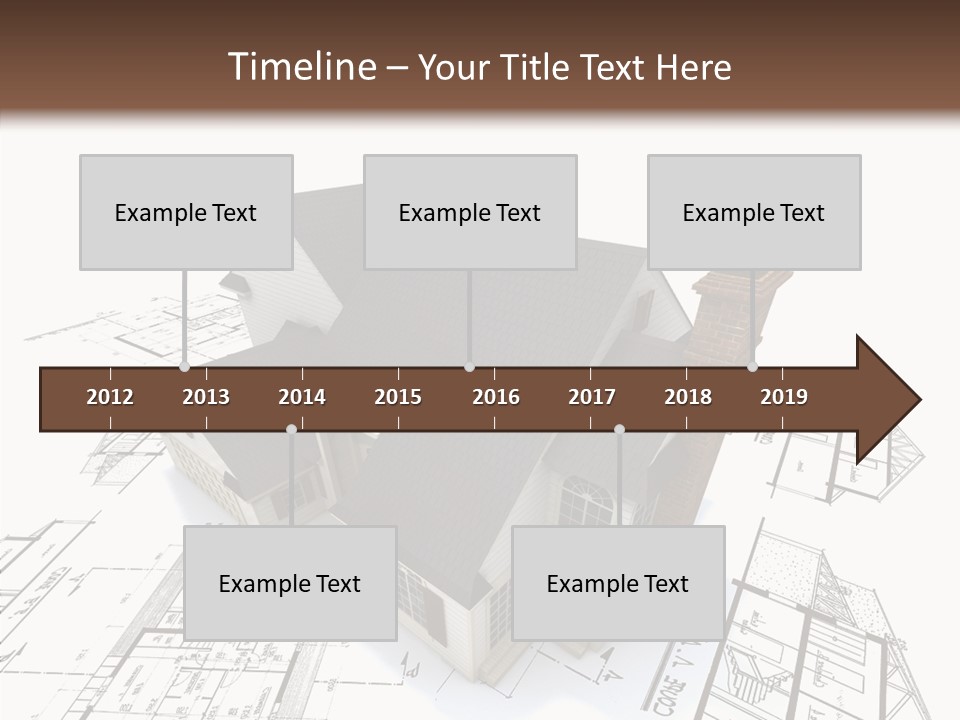 Residential Roof Estate PowerPoint Template