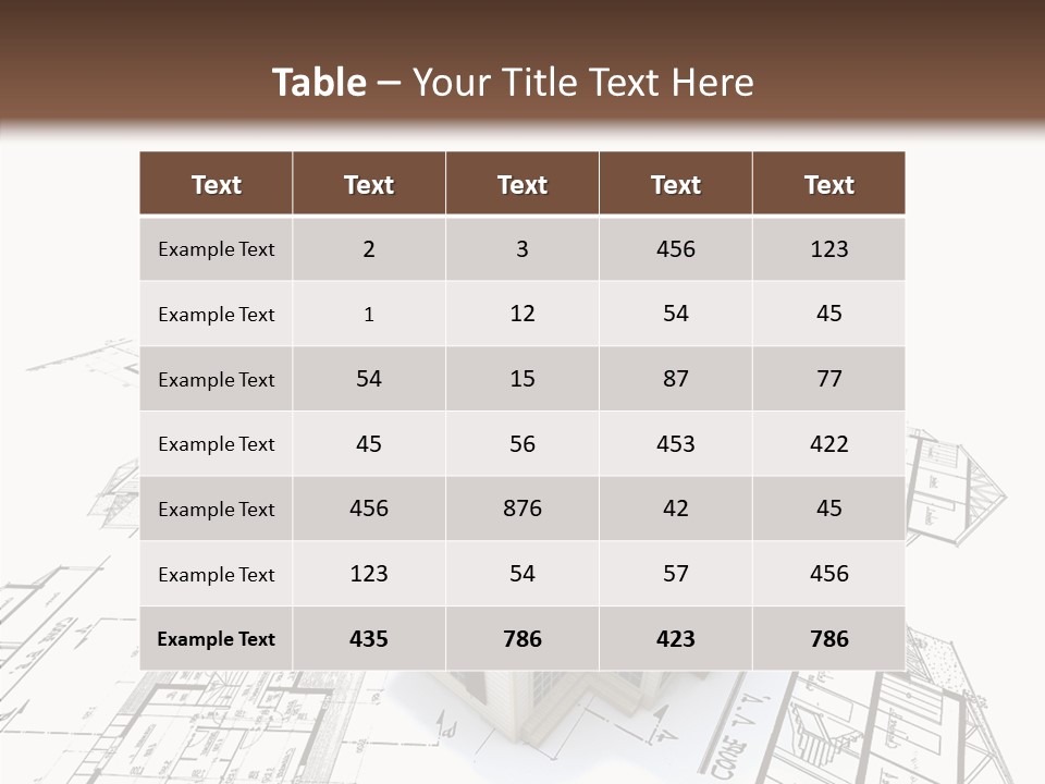 Residential Roof Estate PowerPoint Template