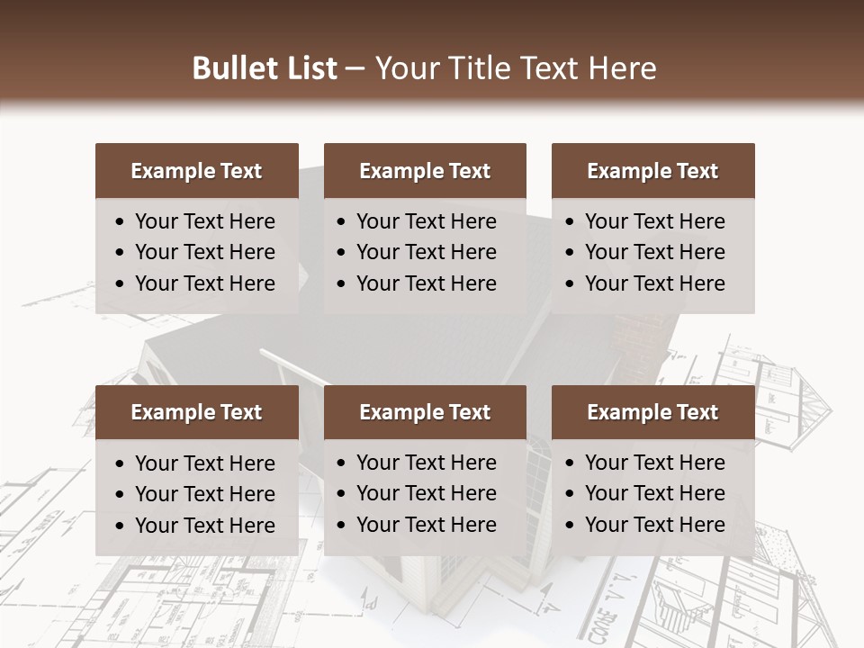 Residential Roof Estate PowerPoint Template