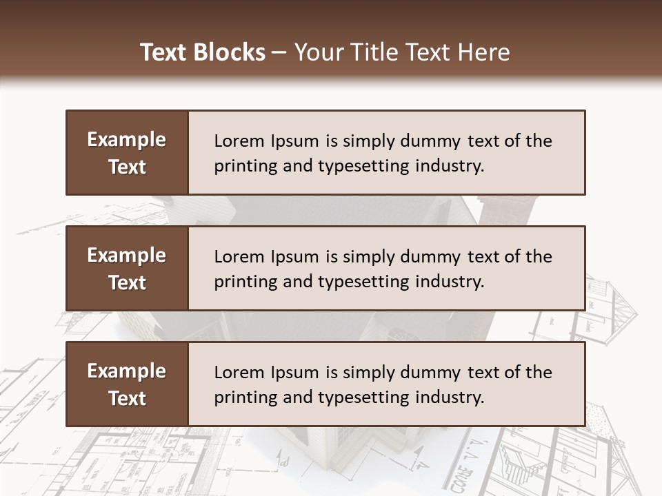 Residential Roof Estate PowerPoint Template
