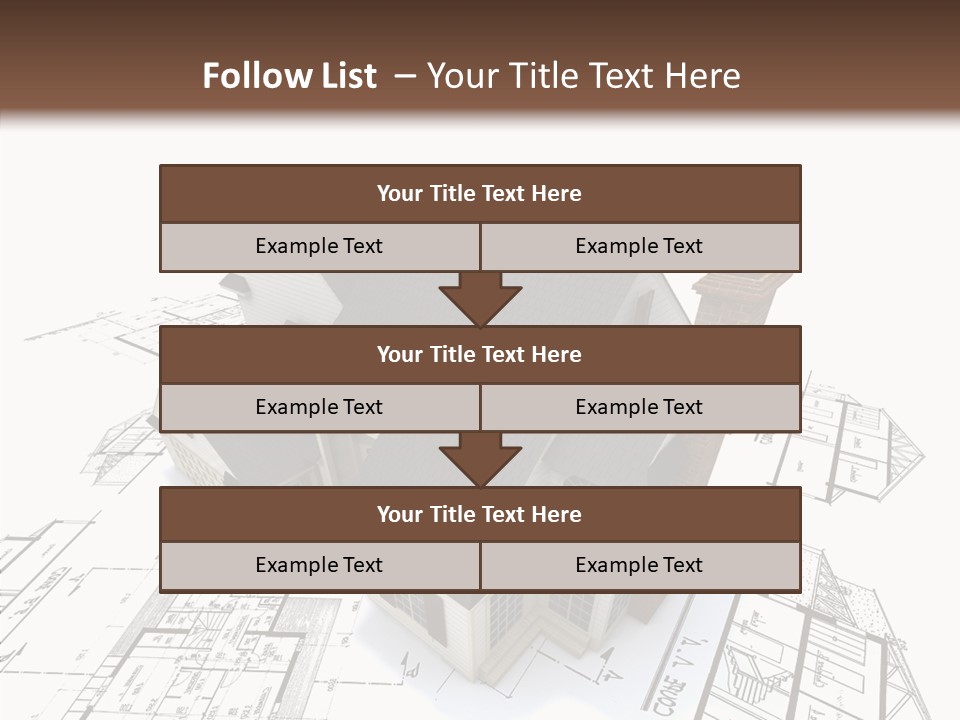 Residential Roof Estate PowerPoint Template