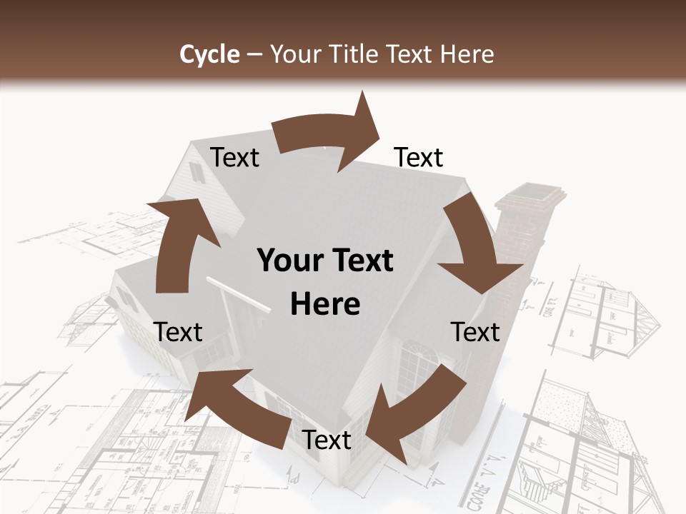 Residential Roof Estate PowerPoint Template