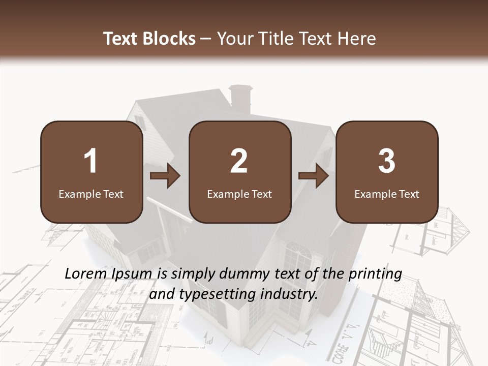 Residential Roof Estate PowerPoint Template