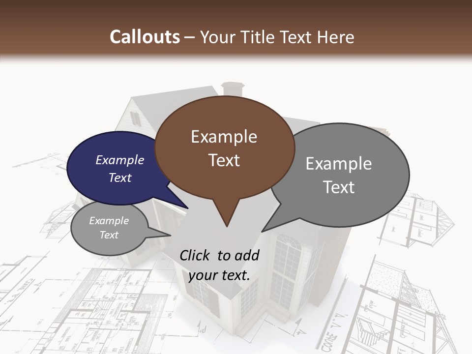 Residential Roof Estate PowerPoint Template