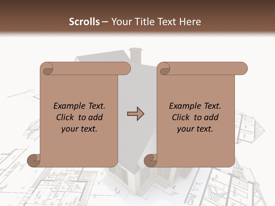 Residential Roof Estate PowerPoint Template