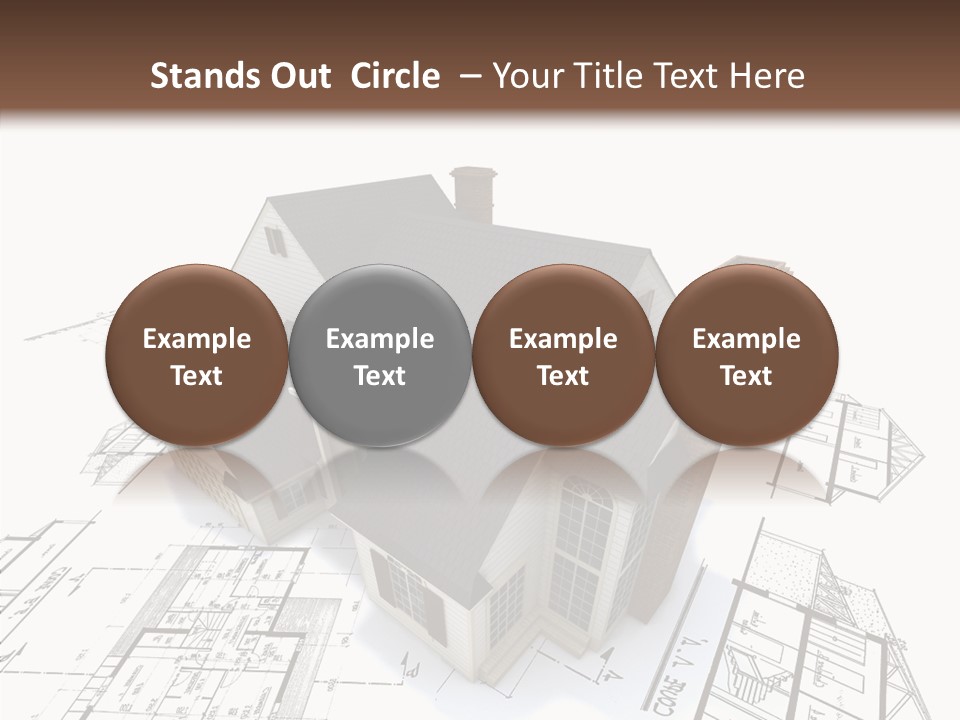 Residential Roof Estate PowerPoint Template