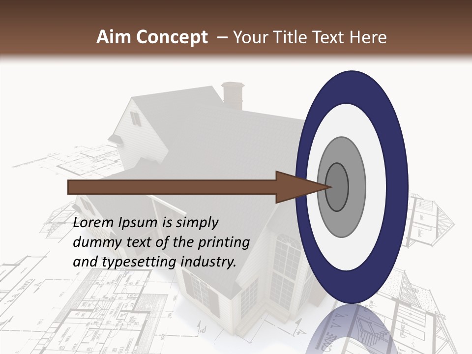 Residential Roof Estate PowerPoint Template