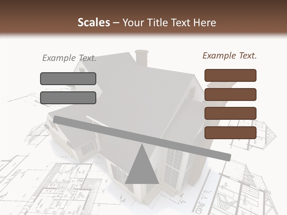 Residential Roof Estate PowerPoint Template