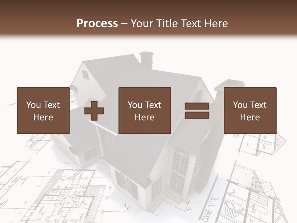 Residential Roof Estate PowerPoint Template