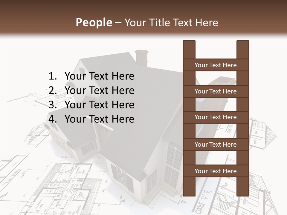 Residential Roof Estate PowerPoint Template