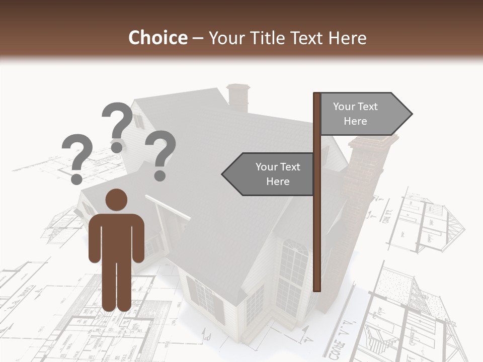 Residential Roof Estate PowerPoint Template