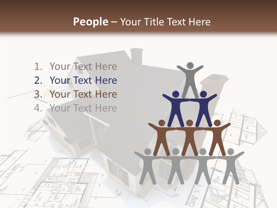 Residential Roof Estate PowerPoint Template