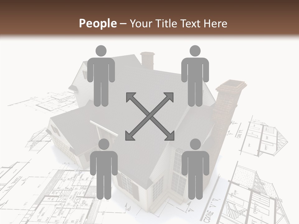 Residential Roof Estate PowerPoint Template