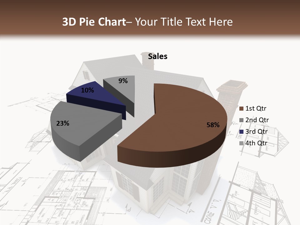 Residential Roof Estate PowerPoint Template