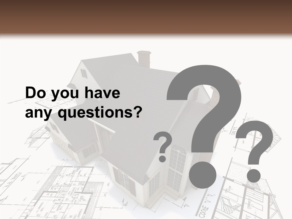 Residential Roof Estate PowerPoint Template