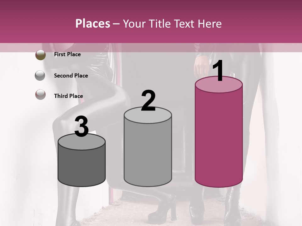 Overalls Twins Blonde PowerPoint Template