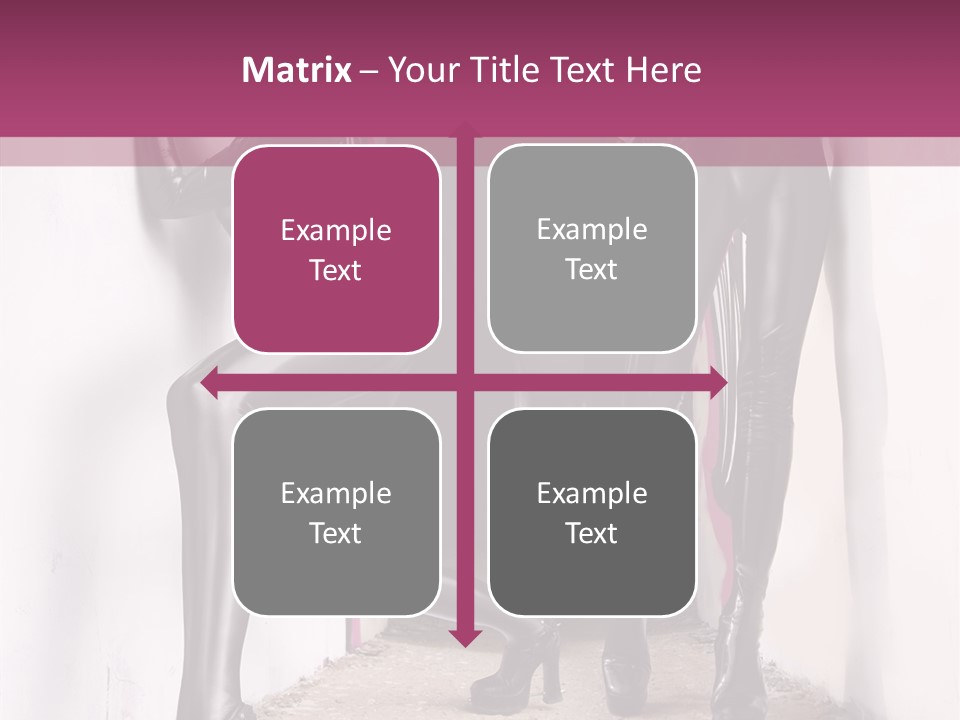 Overalls Twins Blonde PowerPoint Template