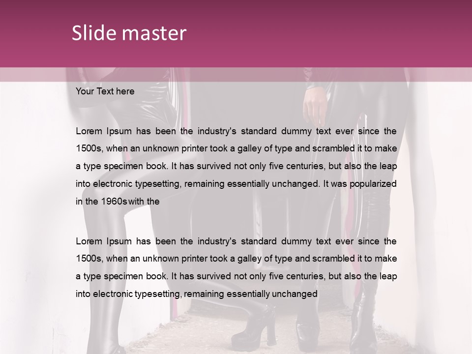 Overalls Twins Blonde PowerPoint Template