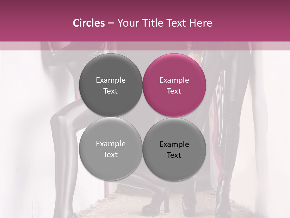 Overalls Twins Blonde PowerPoint Template