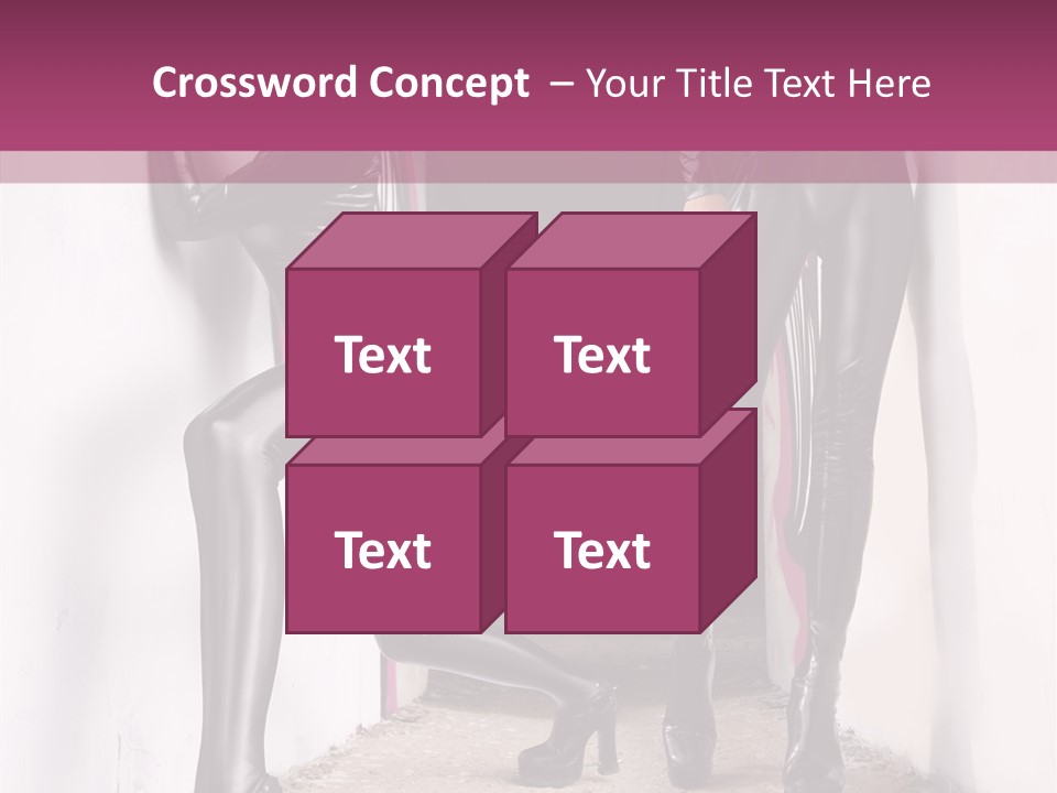 Overalls Twins Blonde PowerPoint Template