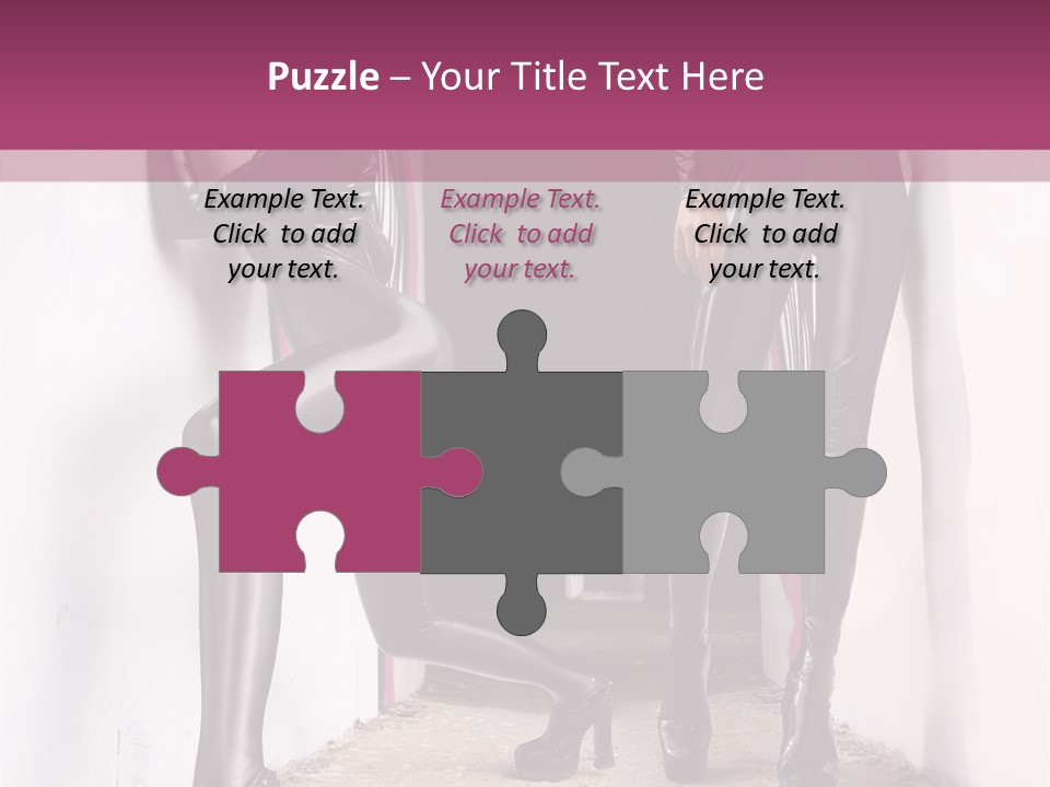 Overalls Twins Blonde PowerPoint Template