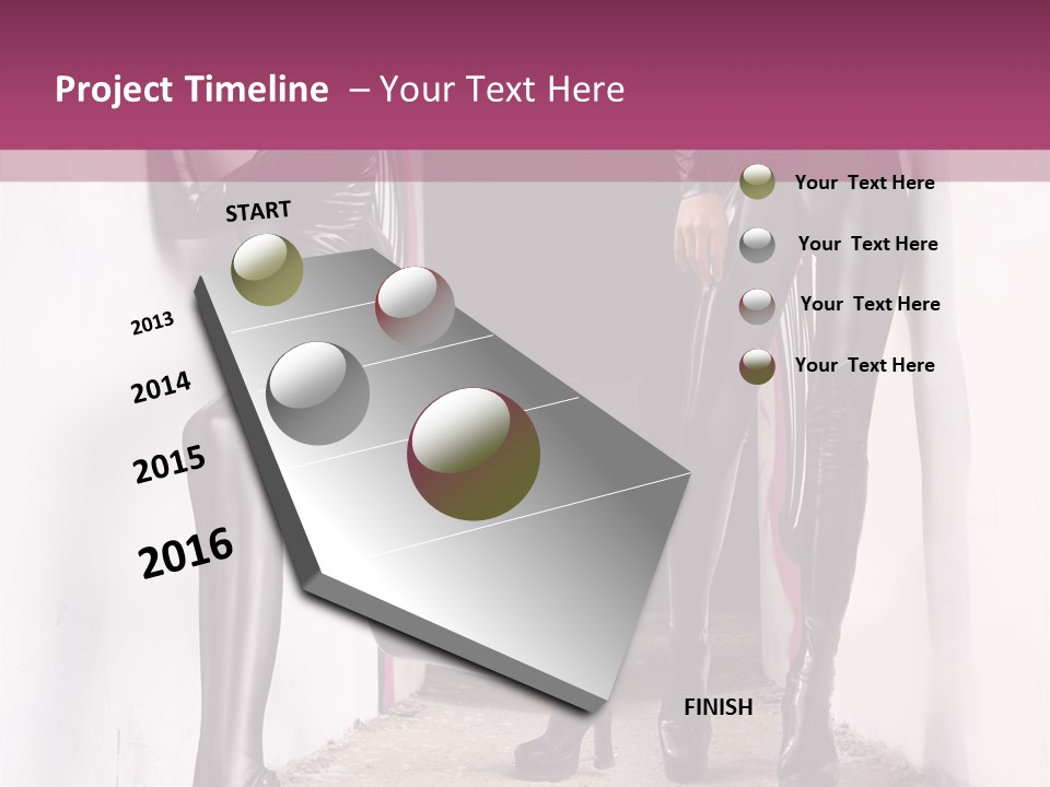 Overalls Twins Blonde PowerPoint Template