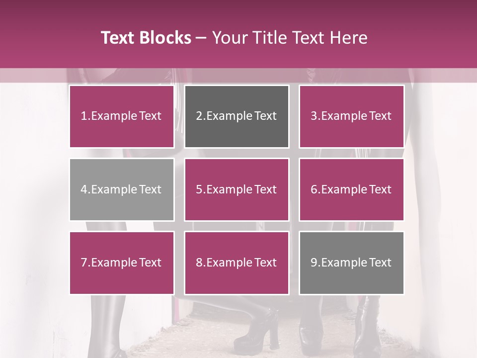 Overalls Twins Blonde PowerPoint Template