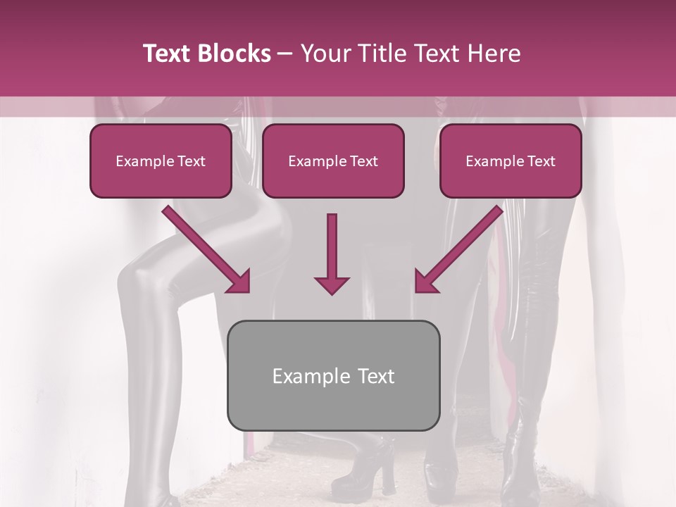 Overalls Twins Blonde PowerPoint Template