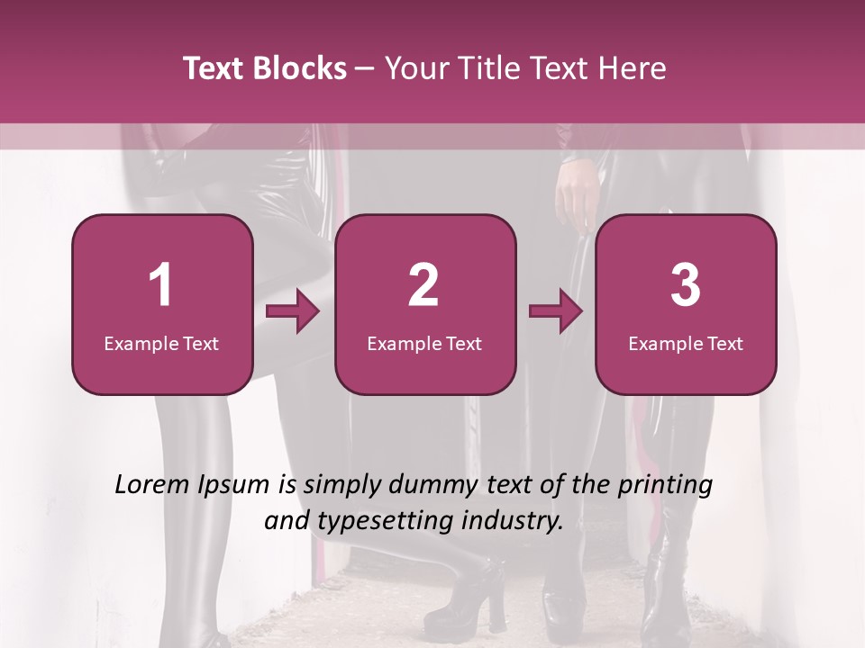 Overalls Twins Blonde PowerPoint Template