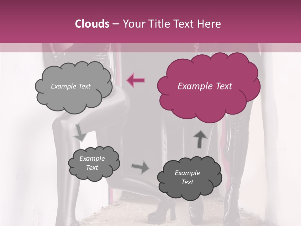 Overalls Twins Blonde PowerPoint Template